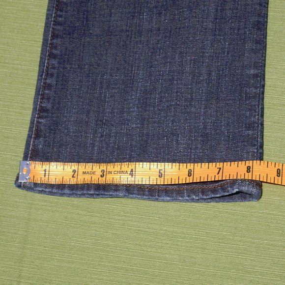 Lucky Brand Lauren Boot Jeans Size 8 Size 29 Long Length - Picture 10 of 13